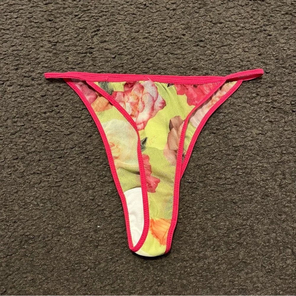 Y2K Deadstock Arden B Mesh Thong Panties